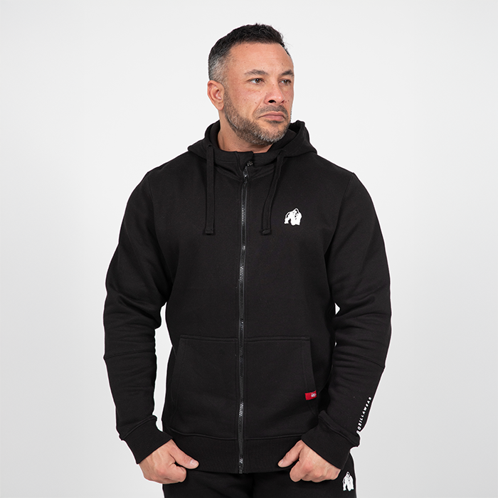 Leon Zip Hettegenser Svart
