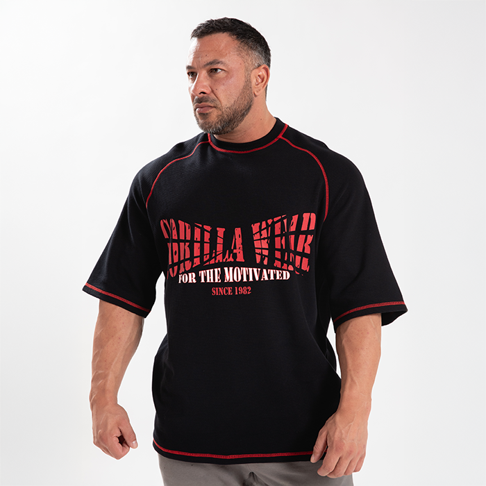 Finley Oversized T-skjorte Svart R&oslash;d