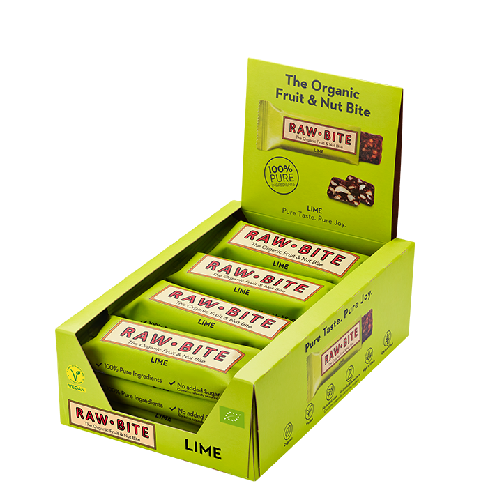 12 x Frukt & N&oslash;ttbar 50 g spicy_lime