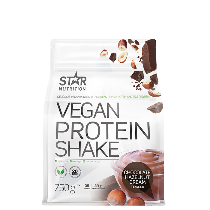 Vegan Protein Shake Vegansk Proteinpulver 750 g chocolate_hazelnut