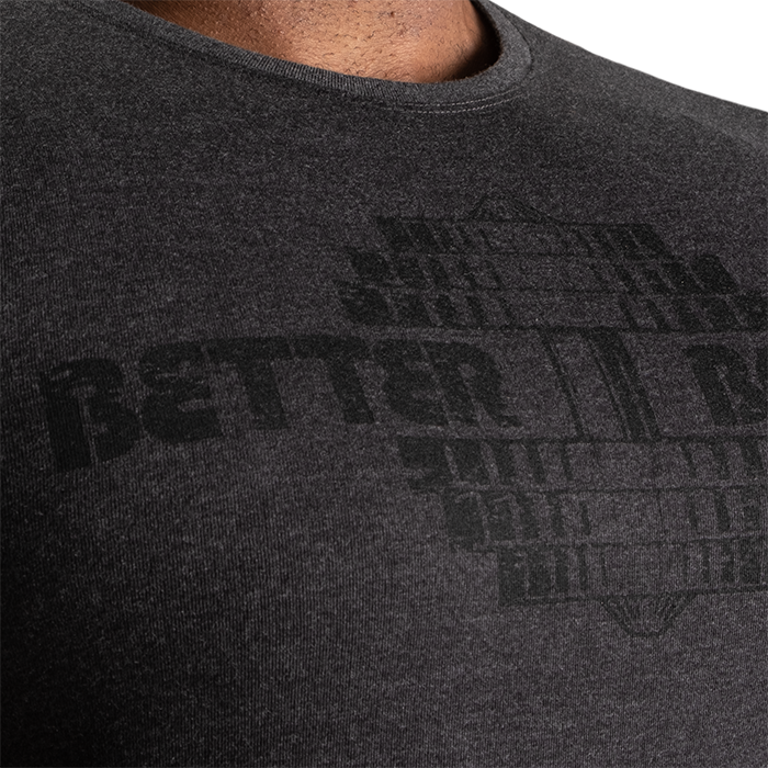 Recruit Tee, Dark Grey Melange