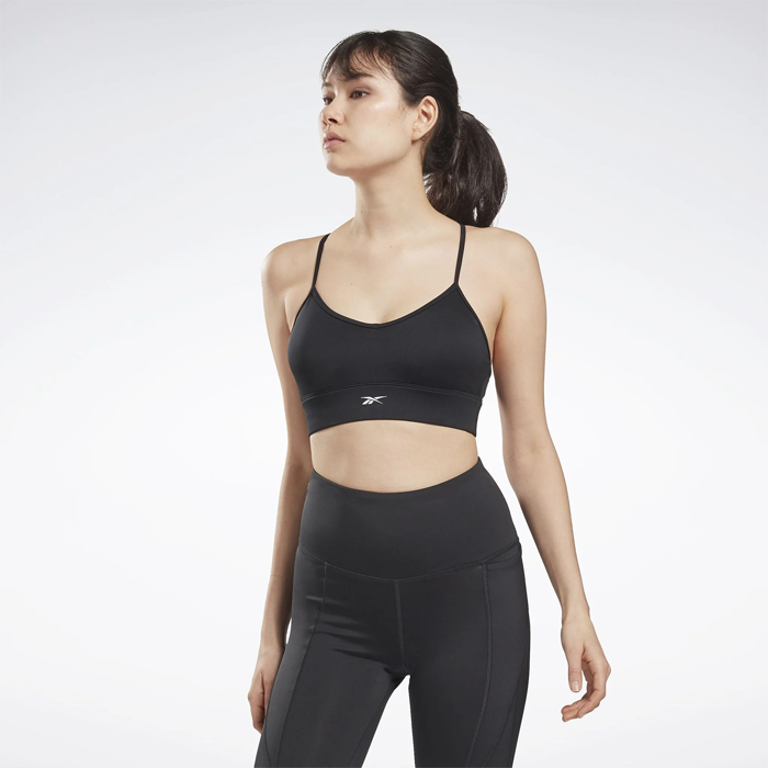 ID Train Knit Sports-BH Svart