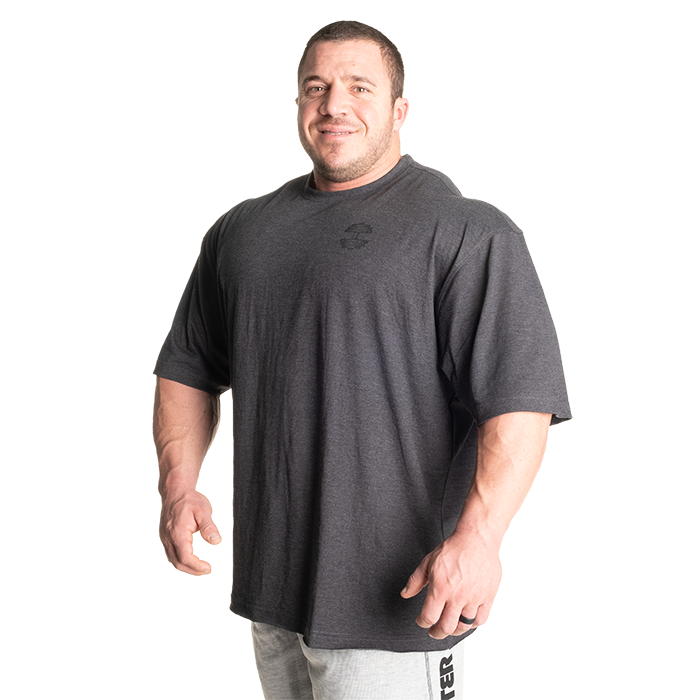 Union Iron Tee, Dark Grey Melange