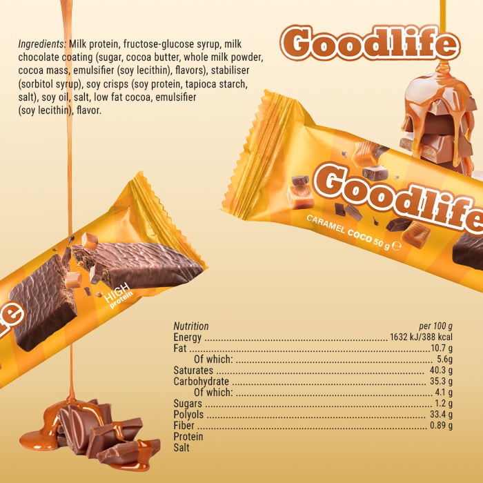 15 x Proteinbar 50 g Caramel Coco