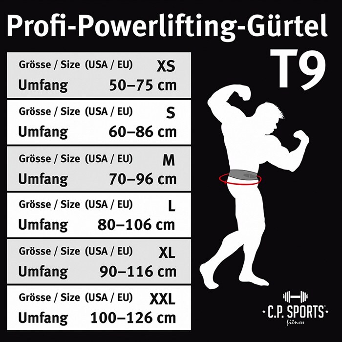 Powerlifting L&oslash;ftebelte Lever Svart