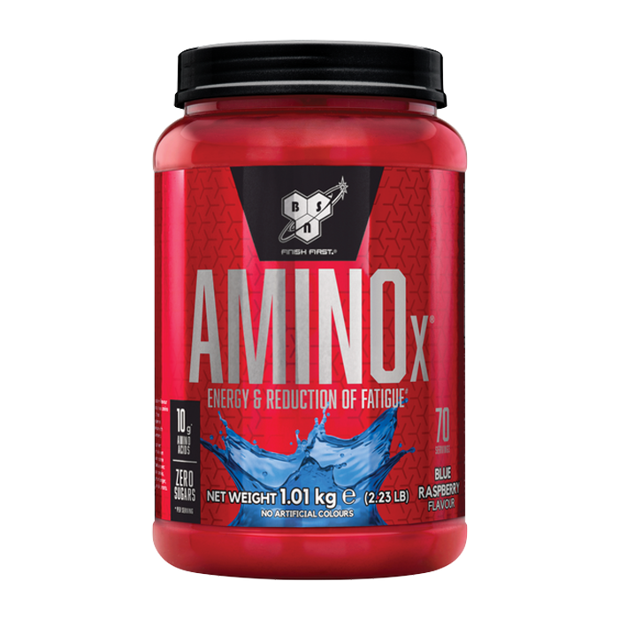 Amino-X BCAA Pulver 70 porsjoner  blue_raz