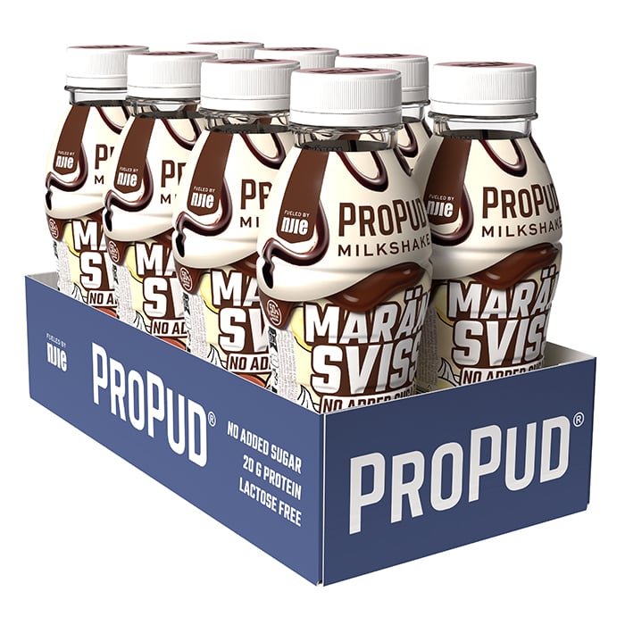 8 x ProPud Protein Milkshake, 330 ml Berry Cheescake