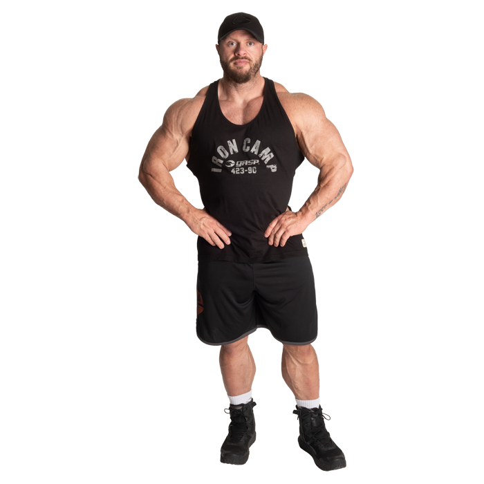 Gasp Mesh Shorts Svart Gr&aring;