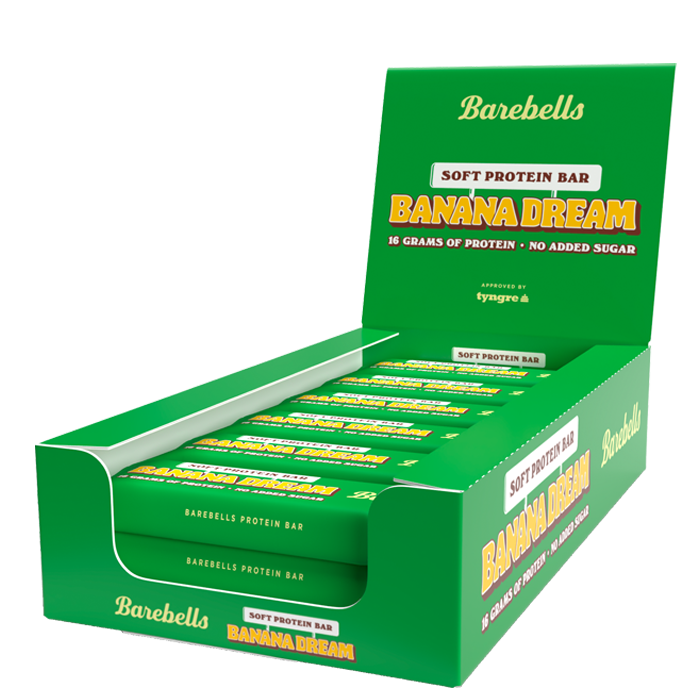 12 x Barebells Proteinbar 55 g Soft Banana Dream