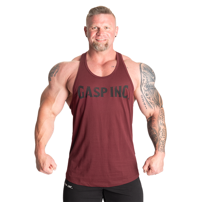 Essential T-Back Linne M&oslash;rker&oslash;d