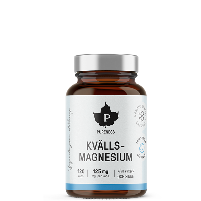 Pureness Kvällmagnesium, 120 kapslar